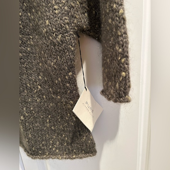 Alfred Sung Green Mohair Turtleneck Sweater Size Medium NWT - Picture 2 of 7